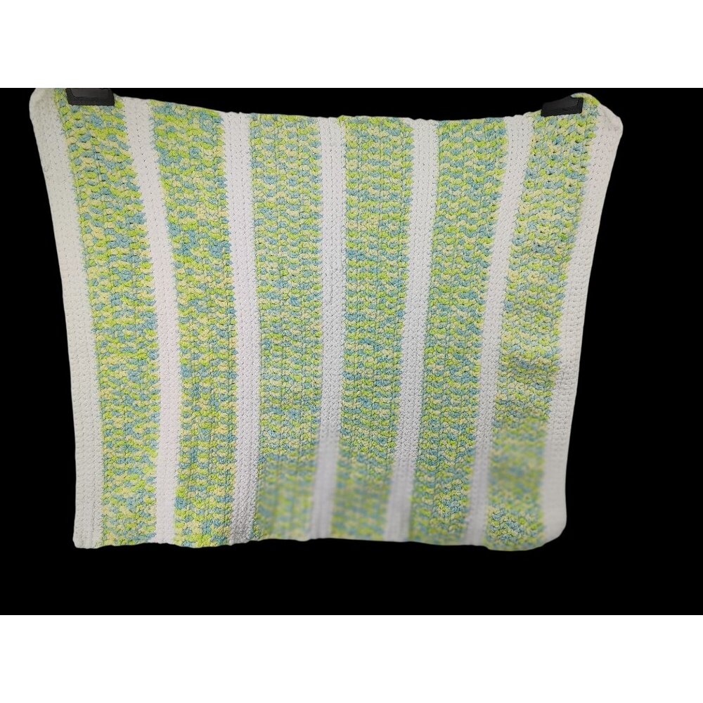 Crochet Baby Blanket Handmade Fuzzy Soft